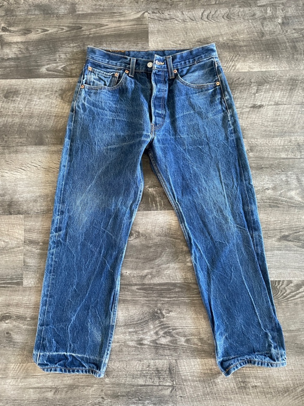 Levi's 501 Straight Leg Dark Wash Jeans 👖